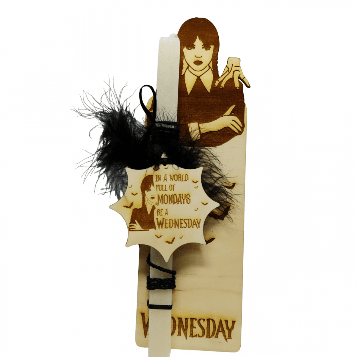 Λαμπάδα Τετάρτη με πλάτη - Image 1