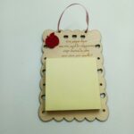 Ξύλινο Σημειωματάριο για την δασκάλα