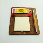 Ξύλινο Σημειωματάριο με στυλό