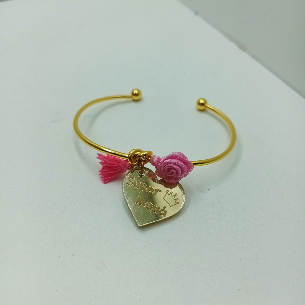 20230620_140630 Βραχιόλι με μεταλλικό κρίκο super μαμά - Image 2