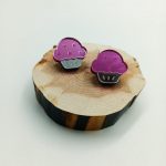 Χειροποίητα σκουλαρίκια cupcake