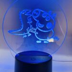 Φωτιστικό plexiglass George pig