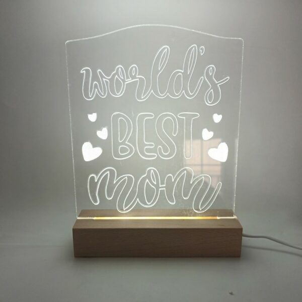 Φωτιστικό plexiglass Best Mom Φωτιστικά woodworld