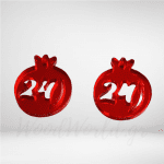 Ρόδι 24 plexiglass κόκκινο