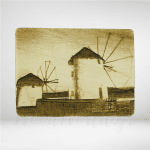 Ανεμόμυλοι Μυκόνου μαγνητακι