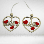 Καρδιά I love finikounta κρεμαστό