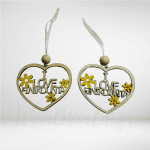 Καρδιά I love finikounta κρεμαστό μαργαρίτες