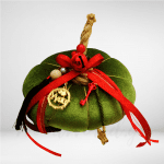 Χειροποίητο γούρι-Υφασμάτινη Κολοκύθα λαδί