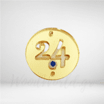 Γούρι με ματάκι 2024 στρογγυλό