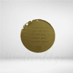 Στρογγυλό plexiglass με αφιέρωση για άντρα