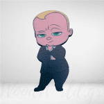 Ξύλινη Φιγούρα baby boss