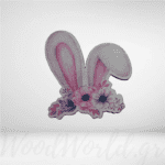 Ξύλινη Φιγούρα αυτάκια κουνελιού