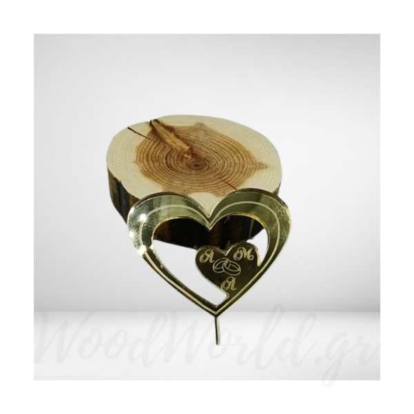 Καρδια plexiglass με καρφί για πέτρα ΥΛΙΚΑ ΚΑΤΑΣΚΕΥΩΝ woodworld