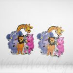 Ξύλινη Φιγούρα ζωάκια ζούγκλας