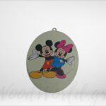 Ξύλινη Φιγούρα Μίνι & Μίκυ