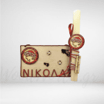 Σετ Λαμπάδα Ολυμπιακού με κρεμαστά ταμπέλα