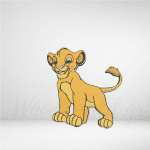 Ξύλινη Φιγούρα lion king