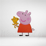 Ξύλινη Φιγούρα Peppa