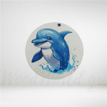 Ξύλινη Φιγούρα δελφίνι