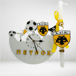 Σετ Λαμπάδα ΑΕΚ με ρολόι