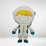 Ξύλινη Φιγούρα αστροναύτης