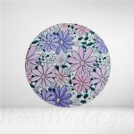 Ξύλινη Φιγούρα πολύχρωμα λουλούδια