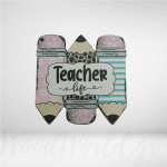 Ξύλινο στοιχείο teacher life