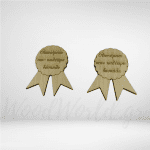 Διακοσμητικό ξύλινο μετάλλιο