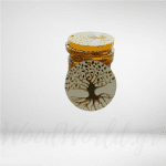 Διακοσμητικό plexiglass χρυσό με δέντρο ζωής λευκό