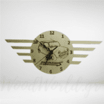 Ξύλινο ρολόι Mini cooper