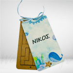 Ξύλινο Tetris βυθός θάλασσας