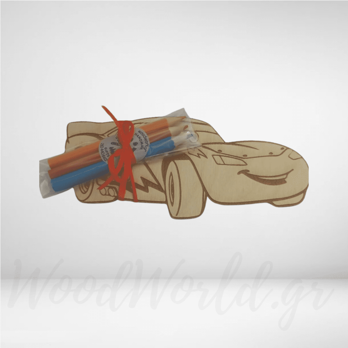 Ξύλινη φιγούρα mq queen με ξυλομπογιές - Image 1