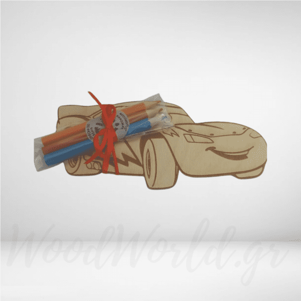 Ξύλινη φιγούρα mq queen με ξυλομπογιές