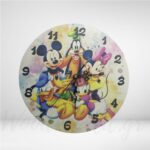 Ξύλινο ρολόι παιδική ήρωες