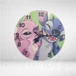 Ξύλινο ρολόι stitch