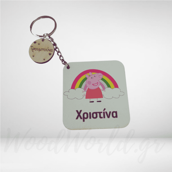 Μπρελόκ Πέππα με όνομα