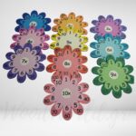 Δίσκοι προπαίδειας σε σχήμα λουλουδιού