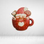 Ξύλινο Μαγνητάκι Χριστουγέννων