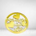 Μπάλα plexiglass νονά&νονέ