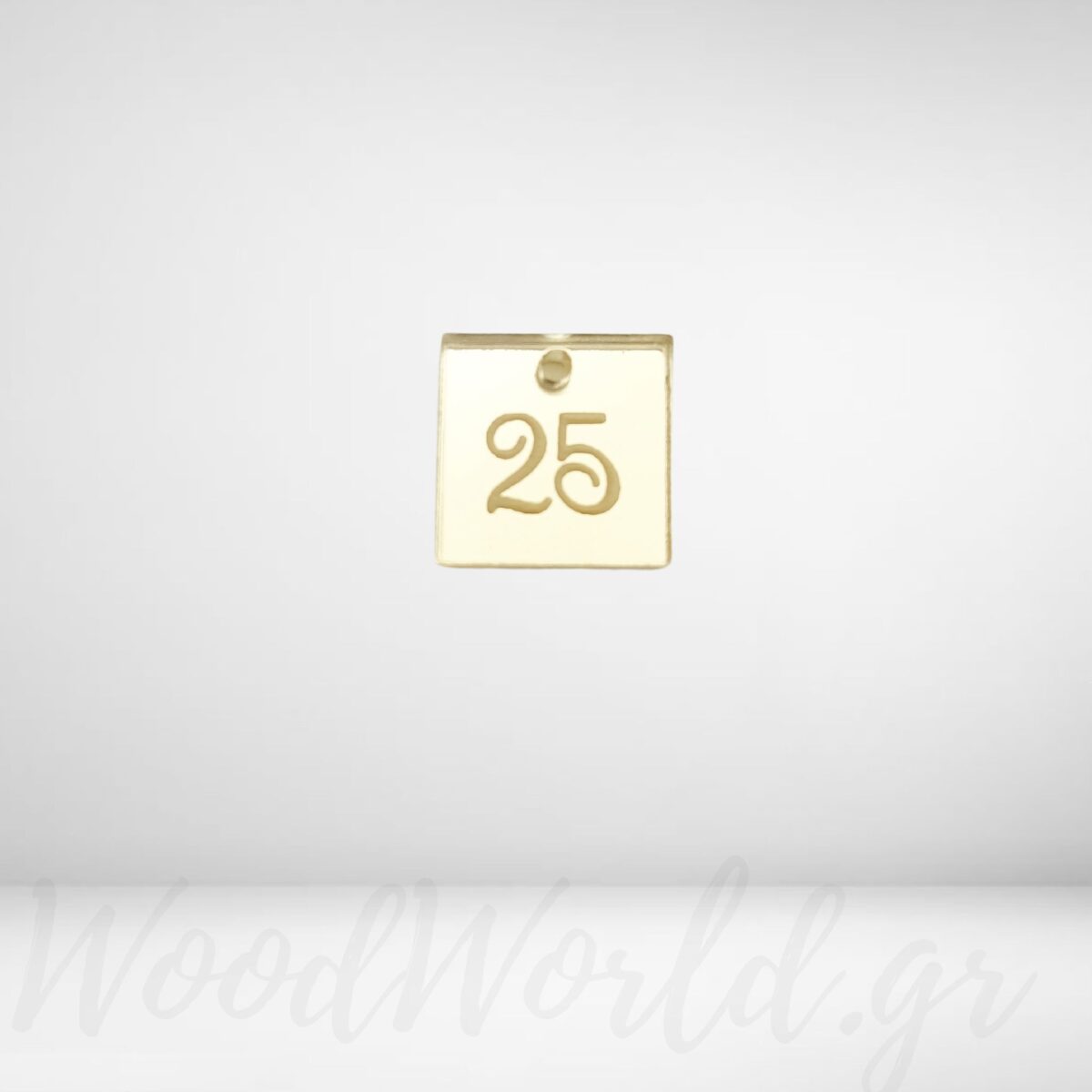 WoodWorld.gr (20) Ταμπελάκι τετράγωνο 25 - Image 1