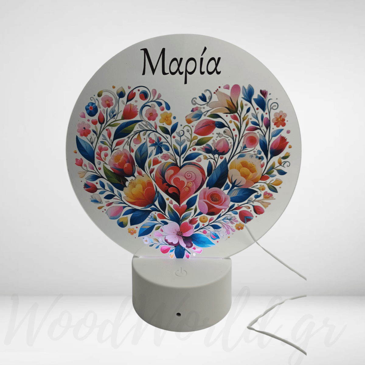 Φωτιστικό plexiglass Floral - Image 1