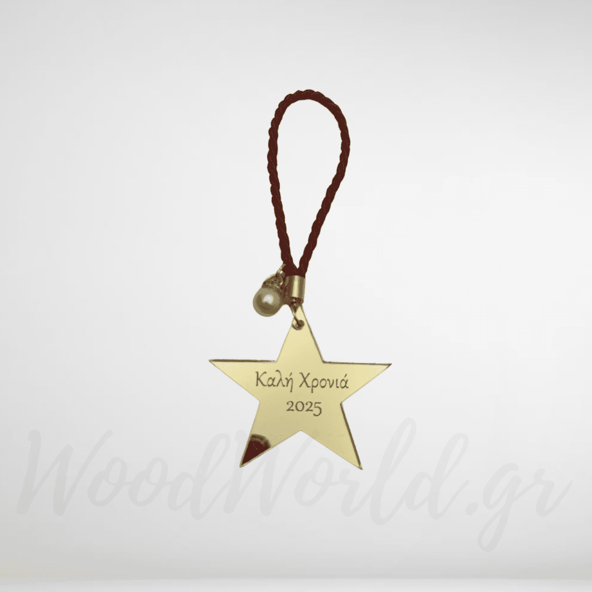 WoodWorld.gr (8) Κρεμαστό γούρι αστέρι - Image 1