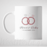 Κούπα γάμου με όνομα