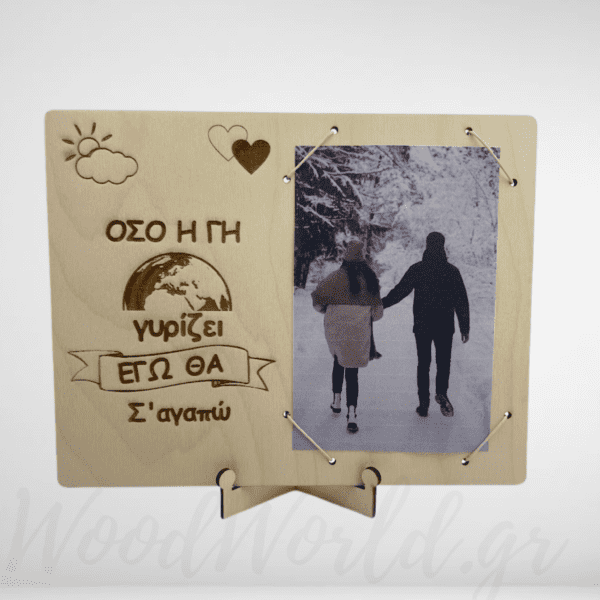 Κορνίζα Οσο η Γη Γυρίζει