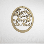 Ξύλινο Αυγό Καλό Πάσχα Νονά&Νονέ