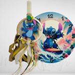 Λαμπάδα stitch με ρολόι