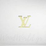 Διακοσμητικό Lv χρυσό