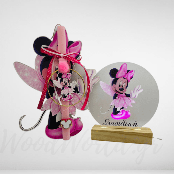 Σετ Λαμπάδα Minnie Νεραίδα