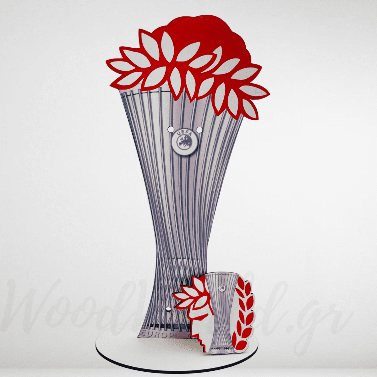 WoodWorld.gr Πλάτη Λαμπάδας κύπελλο ολυμπιακού - Image 1