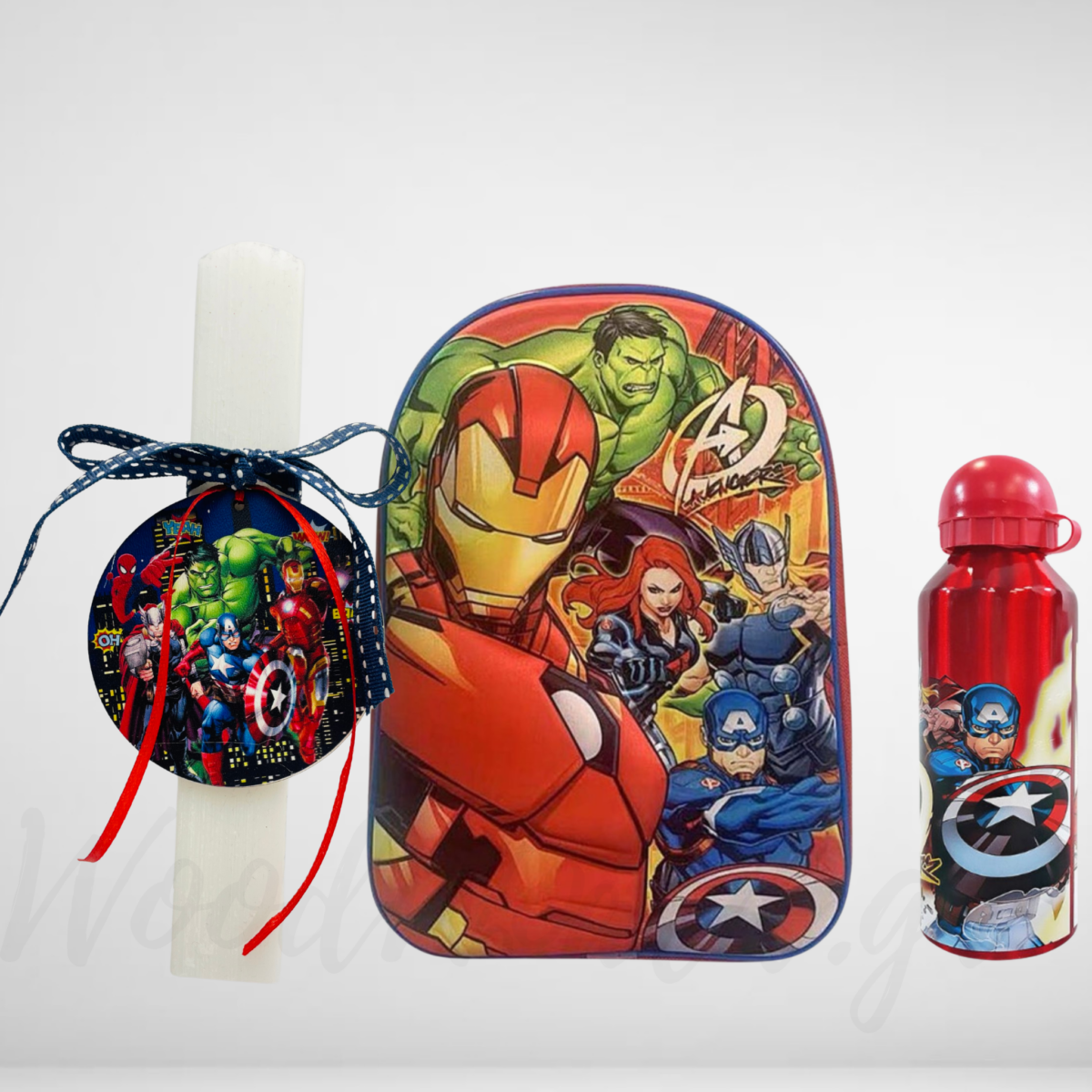 Σετ Λαμπάδα Marvel  με σακίδιο πλάτης - Image 1